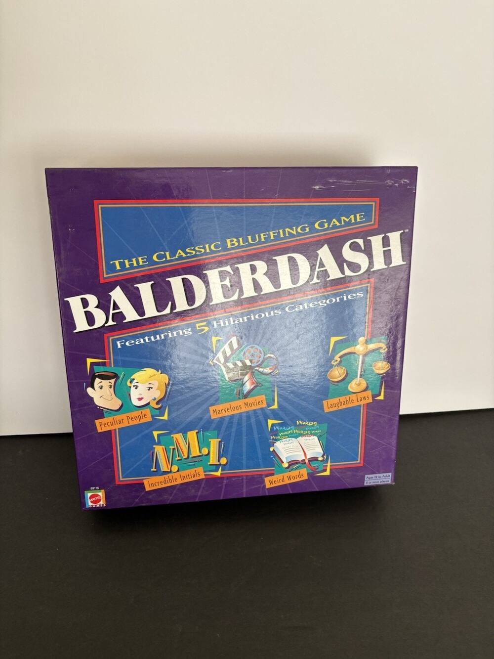 Balderdash Board Game by Mattel 2003, The Classic Bluffing Game - Complete